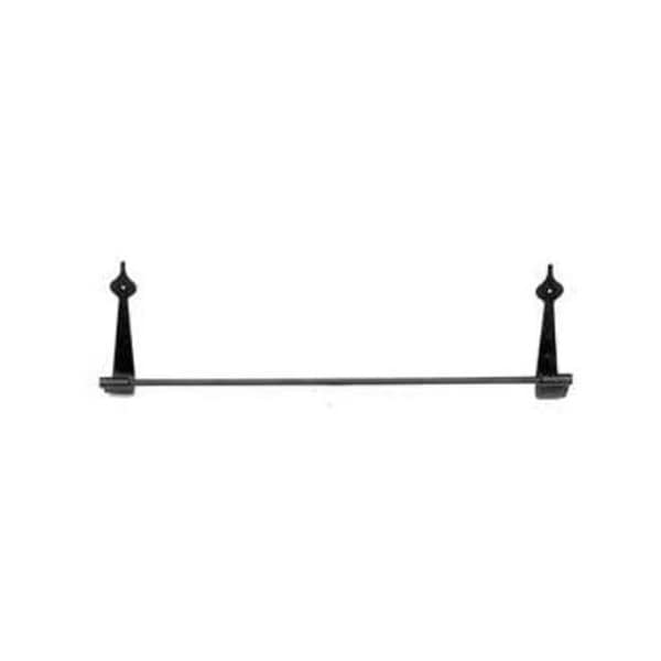 Acorn Mfg Acorn AB7BP 18" Spear Design Towel Bar - Black Iron AB7BP - main